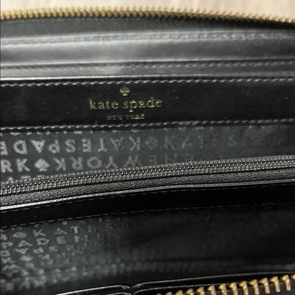 kate spade Colorblock Zip Wallet in Mint, Pink & Navy - Picture 3 of 10